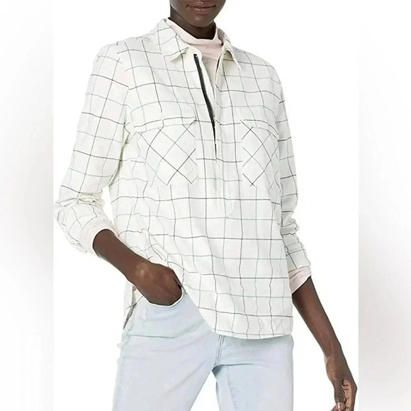 J. Crew Tops - J.Crew | Mercantile Plaid Flannel Shirt